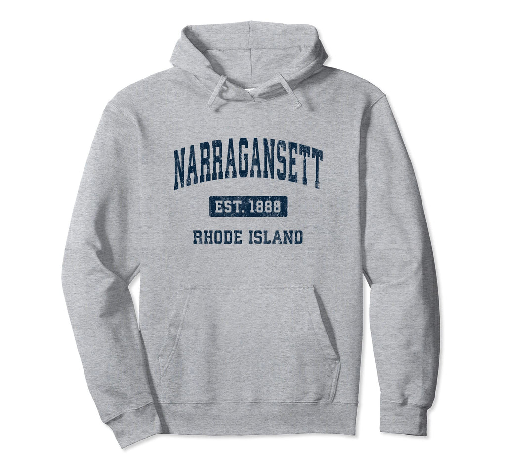 Narragansett Rhode Island Ri Athletic Hoodie - Graphic Print Men Women - T-Shirt, Sweatshirt, Hoodie