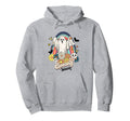 Rainbow Floral Ghost Spooky Season Boho Hoodie - Graphic Print for Adults - T-Shirt, Sweatshirt, Hoodie