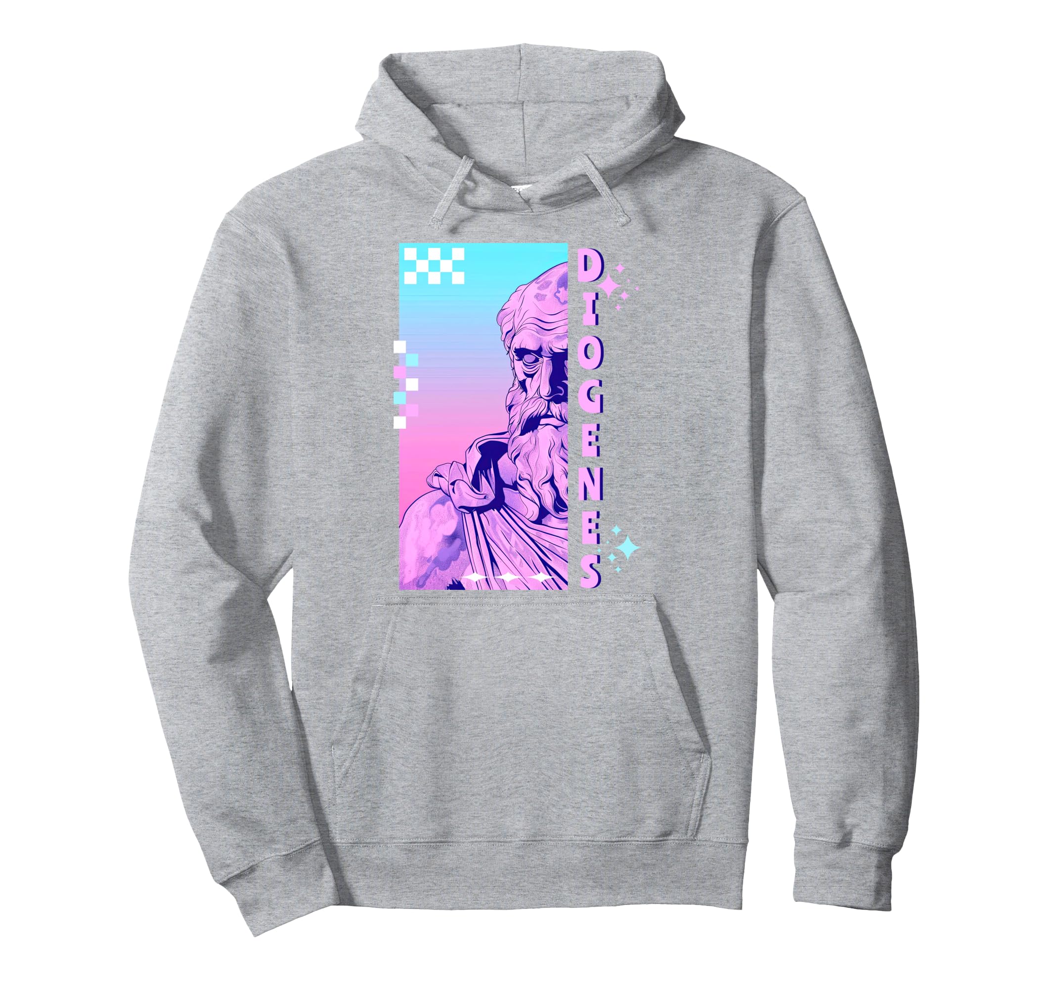 Diogenes Y2K Aesthetic Stoic Philosophy Hoodie - Trendy Graphic for Adults - T-Shirt, Sweatshirt, Hoodie
