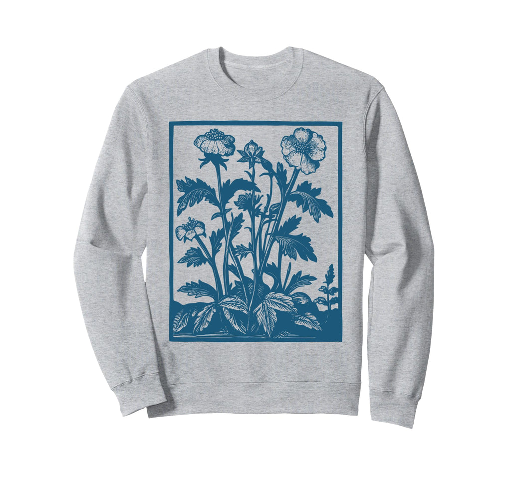 Botanical Plant Boho Floral Nature Sweatshirt - Graphic Print for Adults - T-Shirt, Sweatshirt, Hoodie