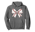 Baseball Bow Mothers Day Baseball Mom Hoodie - Minimalist Print for Adults - T-Shirt, Sweatshirt, Hoodie