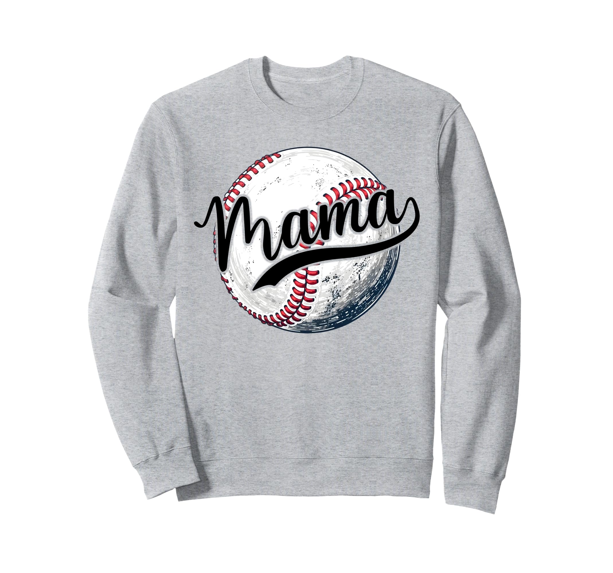 Baseball Mama Mothers Day Sweatshirt - Custom Art Print for Adults - T-Shirt, Sweatshirt, Hoodie