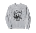 Go Now Git Cowboy Opossum Country Sweatshirt - Streetwear Style for Adults - T-Shirt, Sweatshirt, Hoodie