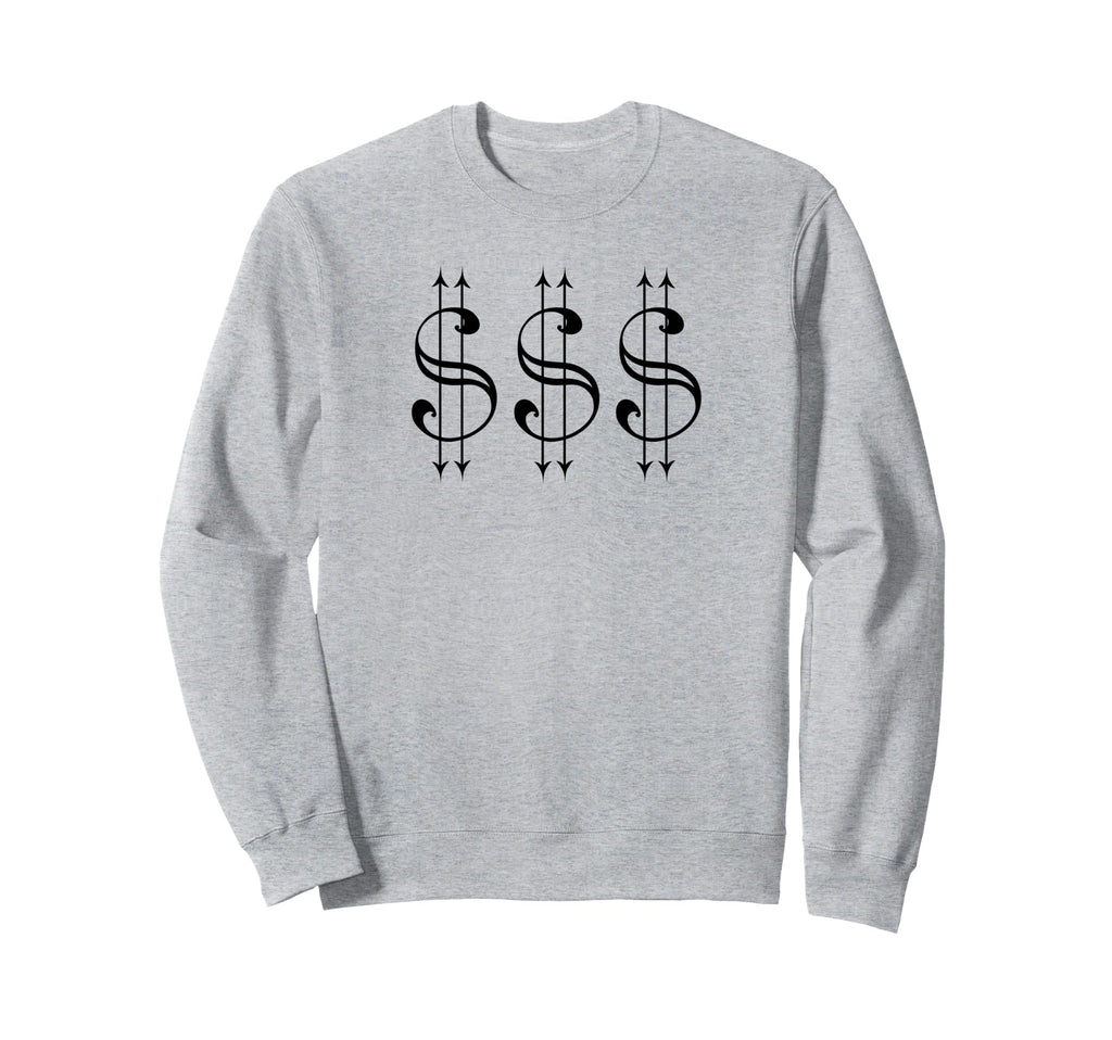 Dollar Sign Alternative Grunge Sweatshirt - Fun Novelty Design for Adults - T-Shirt, Sweatshirt, Hoodie