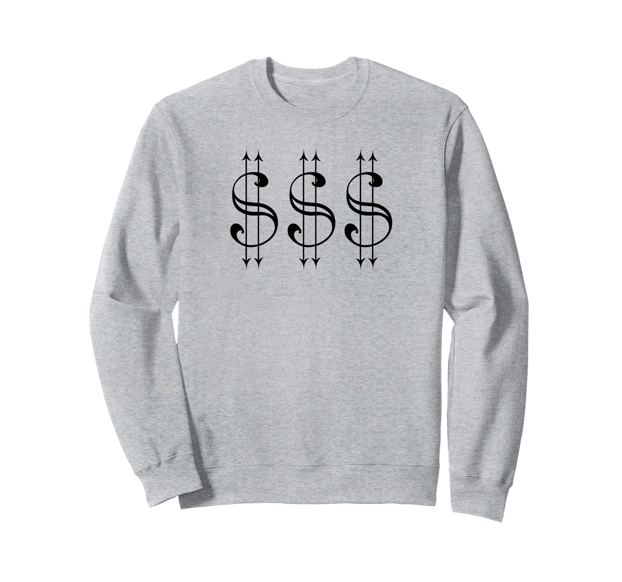 Dollar Sign Alternative Grunge Sweatshirt - Fun Novelty Design for Adults - T-Shirt, Sweatshirt, Hoodie