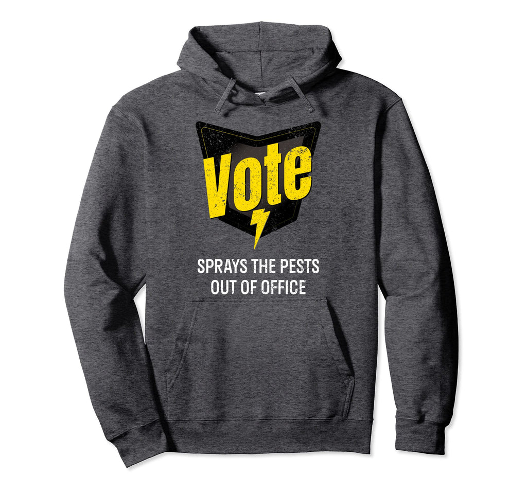 Anti Trump Vote Bug Spray Funny Hoodie - Trendy Graphic Men Women - T-Shirt, Sweatshirt, Hoodie
