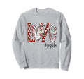 Baseball Mom Heart Love Baseball Sweatshirt - Novelty Apparel Unisex - T-Shirt, Sweatshirt, Hoodie