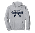 Mullet Lake Michigan Distressed Hoodie - Trendy Graphic Men Women - T-Shirt, Sweatshirt, Hoodie