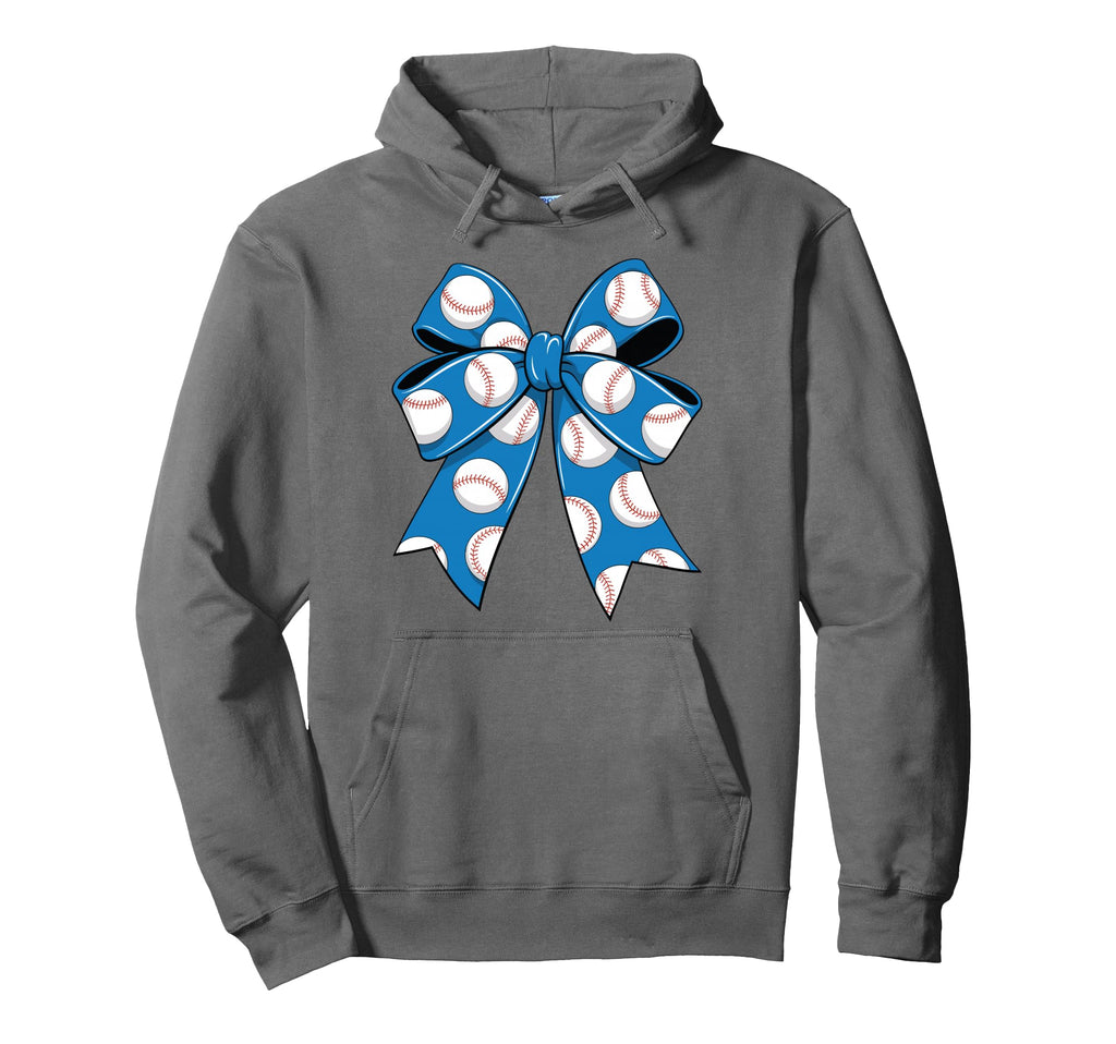 Baseball Coquette Bow Baseball Mom Mama Hoodie - Unique Graphic Unisex - T-Shirt, Sweatshirt, Hoodie