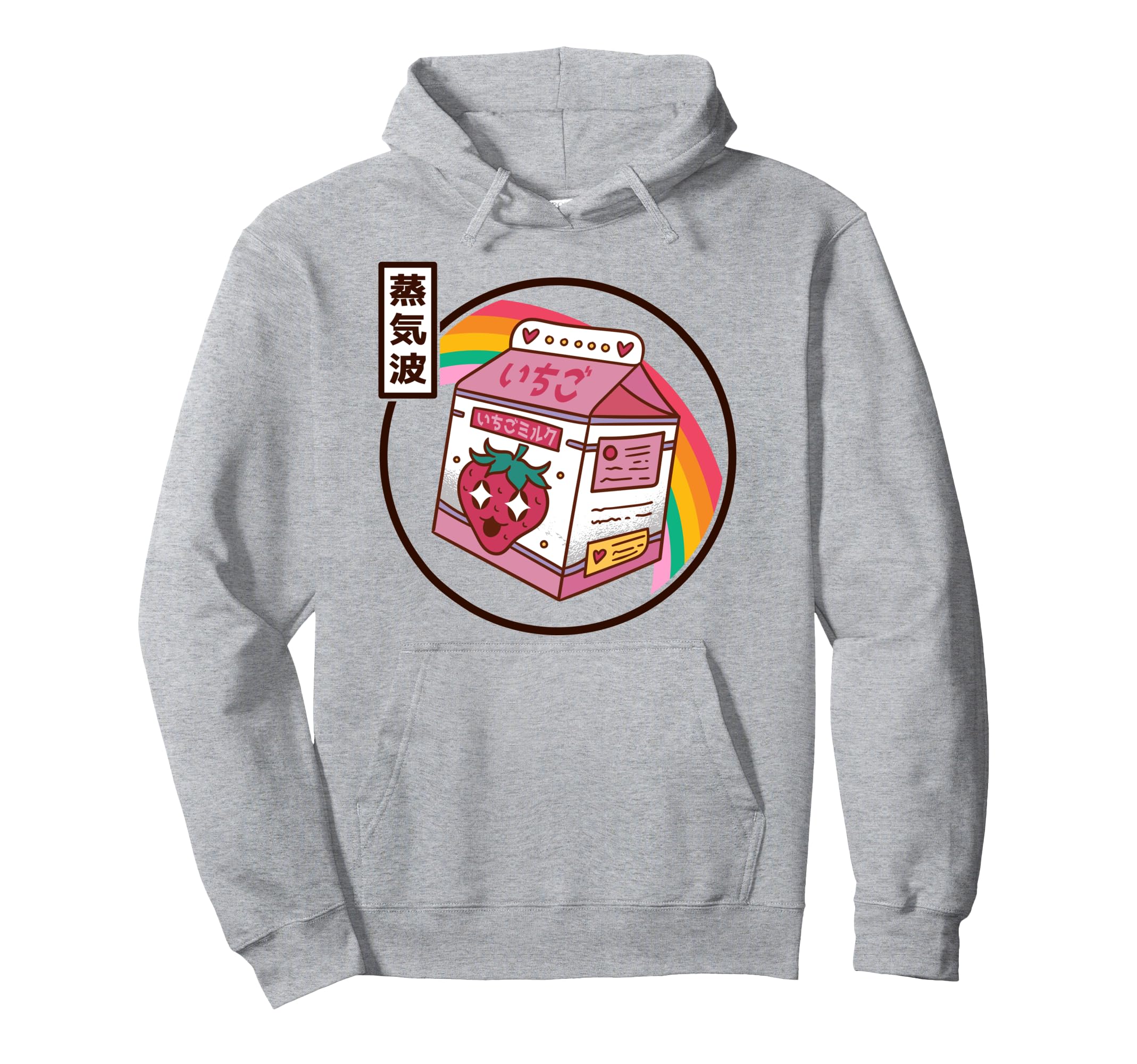 Strawberry Milk Japan Pastel Otaku Hoodie - Custom Art Print Men Women - T-Shirt, Sweatshirt, Hoodie