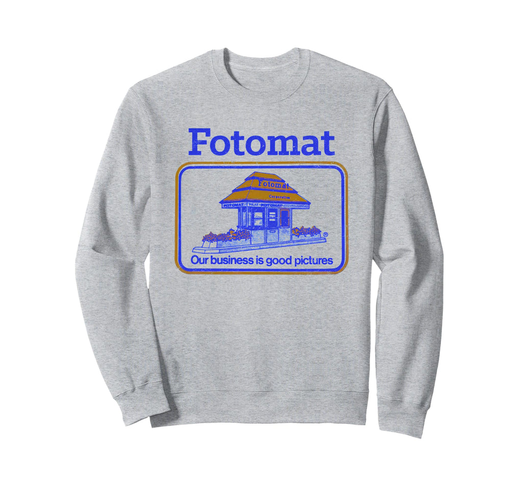 Fotomat Camera Photo Sweatshirt - Trendy Graphic for Adults - T-Shirt, Sweatshirt, Hoodie