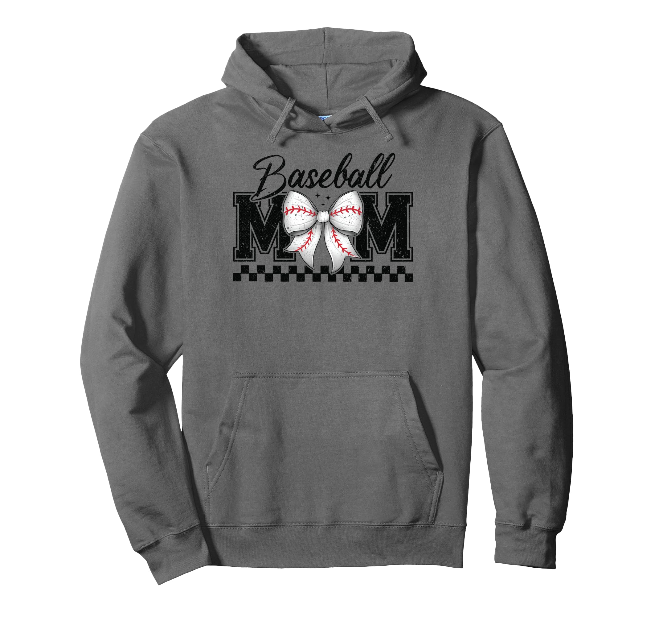 Baseball Mom Hoodie - Casual Everyday Wear Men Women - T-Shirt, Sweatshirt, Hoodie