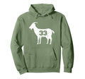 Distressed Goat 33 Hoodie - Novelty Apparel Unisex - T-Shirt, Sweatshirt, Hoodie