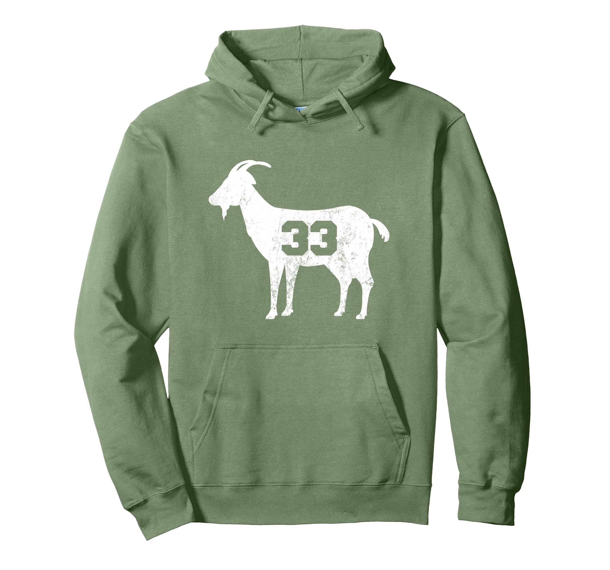 Distressed Goat 33 Hoodie - Novelty Apparel Unisex - T-Shirt, Sweatshirt, Hoodie