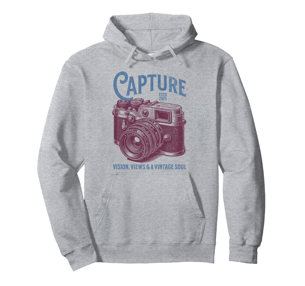 Capture Vision Views Camera Mens Hoodie - Novelty Apparel Men Women - T-Shirt, Sweatshirt, Hoodie