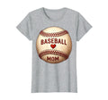 Baseball Heart Mom Mothers Day T-Shirt - Aesthetic Graphic Unisex - T-Shirt, Sweatshirt, Hoodie
