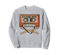 80S Old School Pirate Audio Sweatshirt - Aesthetic Graphic for Adults - T-Shirt, Sweatshirt, Hoodie