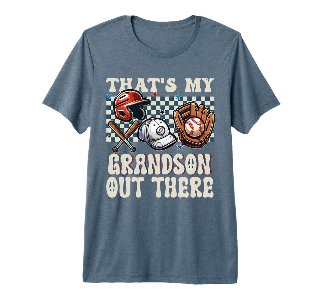 Thats My Grandson Out There Baseball T-Shirt - Trendy Graphic Men Women - T-Shirt, Sweatshirt, Hoodie