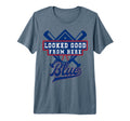 Looked Good From Here Blue Funny T-Shirt - Fun Novelty Design Men Women - T-Shirt, Sweatshirt, Hoodie