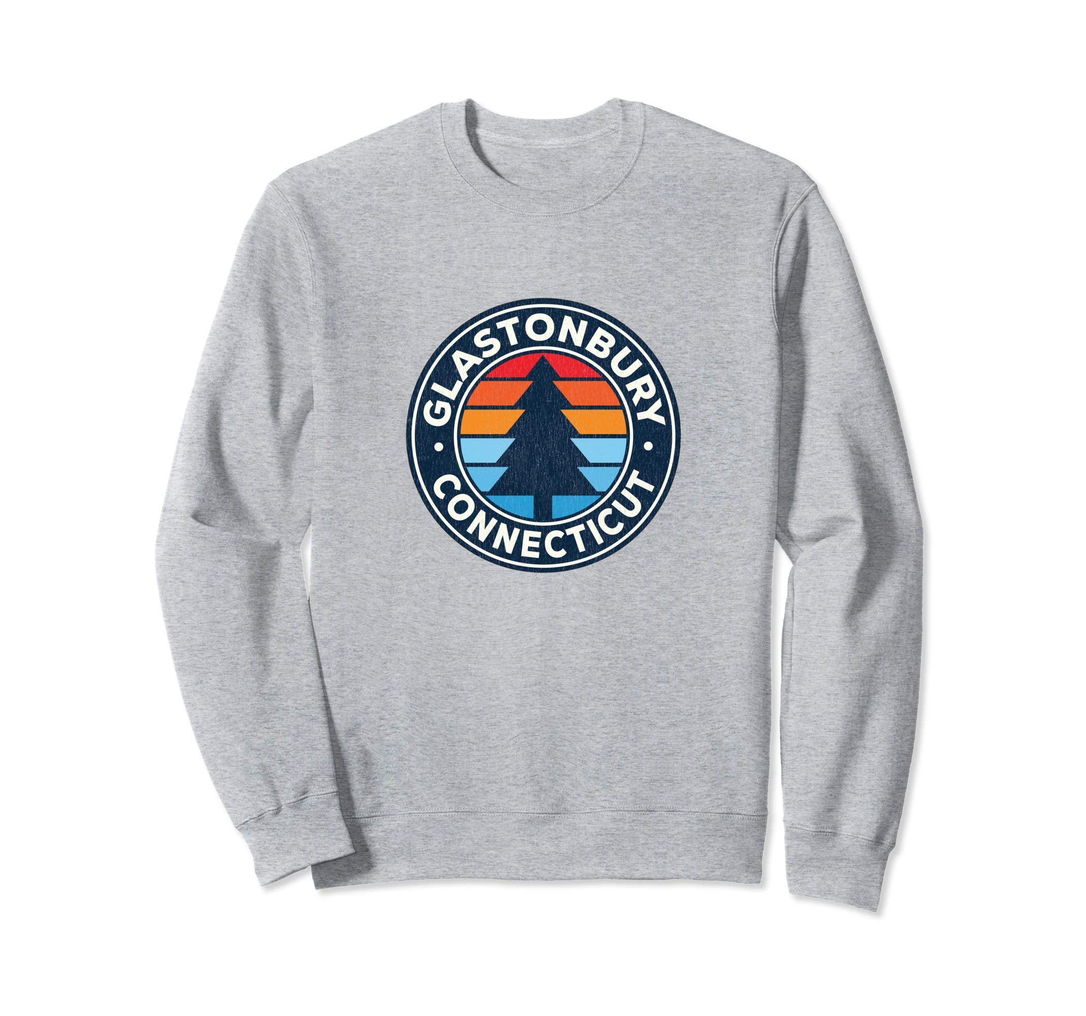 Glastonbury Connecticut Ct 70S Sweatshirt - Graphic Print Men Women - T-Shirt, Sweatshirt, Hoodie