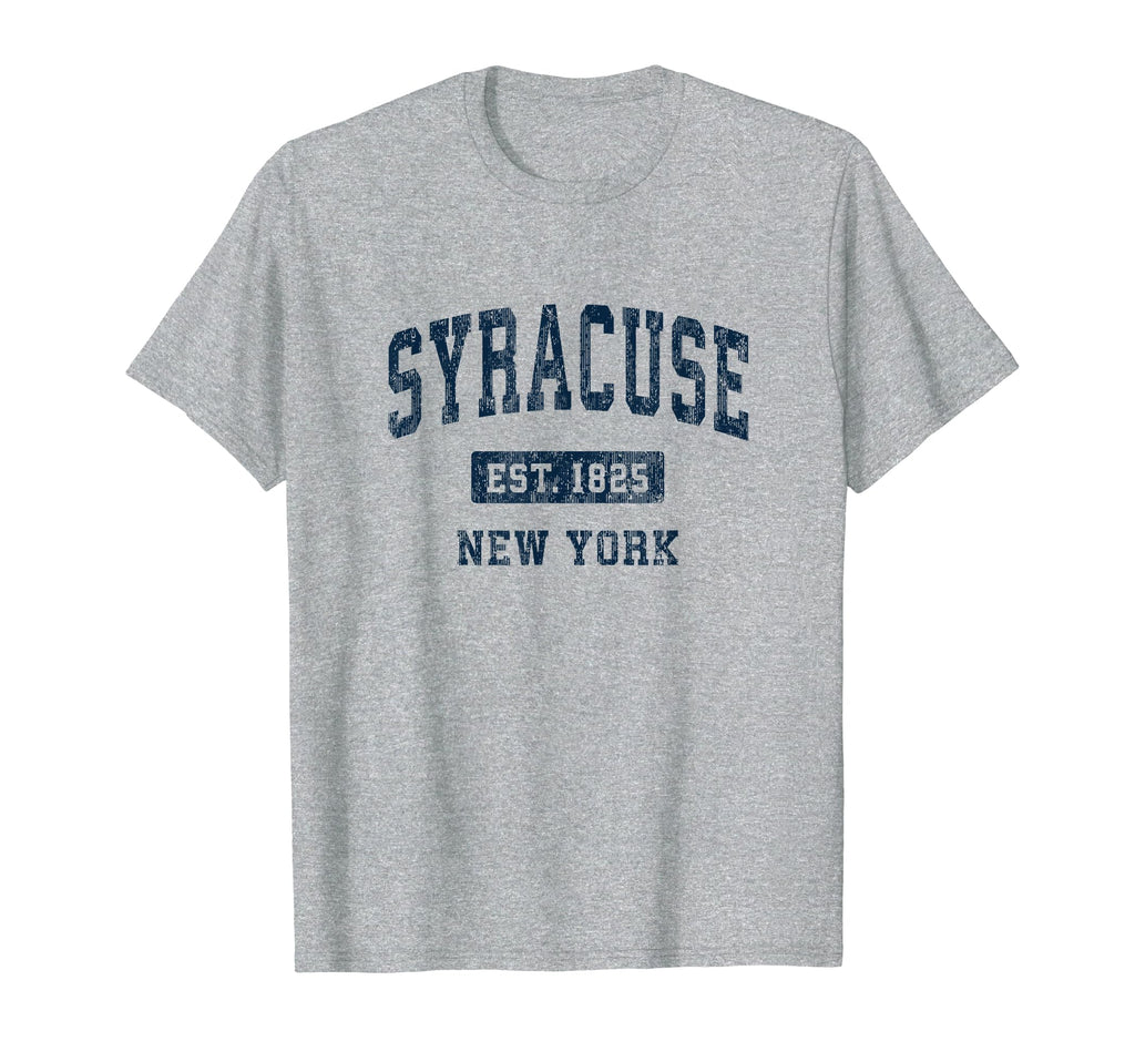 Syracuse New York Ny Athletic Sports T-Shirt - Unique Graphic for Adults - T-Shirt, Sweatshirt, Hoodie