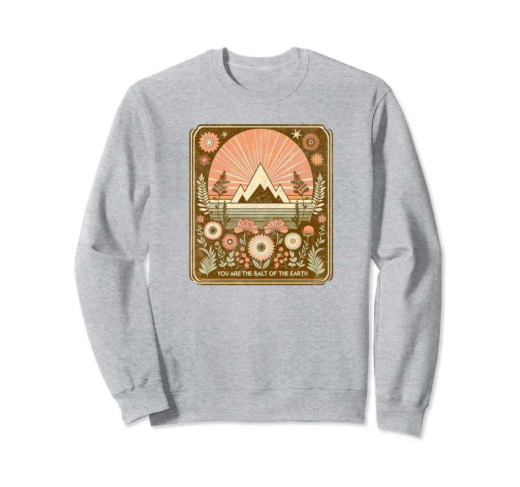 Christian Boho Salt Earth Bible Sweatshirt - Custom Art Print Men Women - T-Shirt, Sweatshirt, Hoodie
