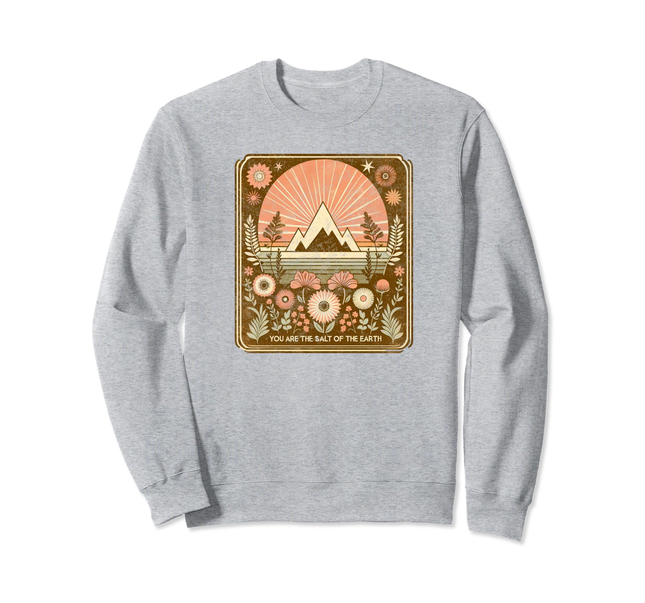 Christian Boho Salt Earth Bible Sweatshirt - Custom Art Print Men Women - T-Shirt, Sweatshirt, Hoodie
