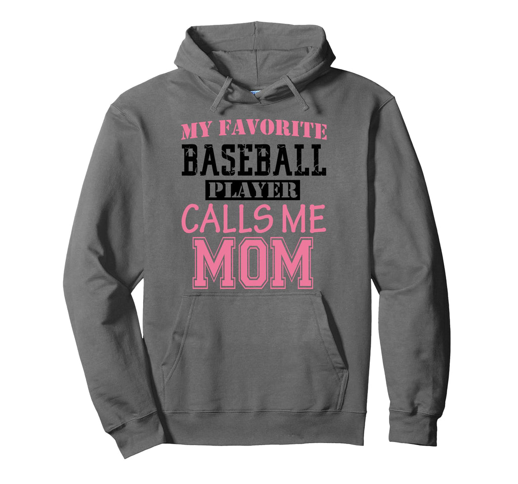 Funny Supportive Mom Baseball Player Hoodie - Unique Graphic for Adults - T-Shirt, Sweatshirt, Hoodie