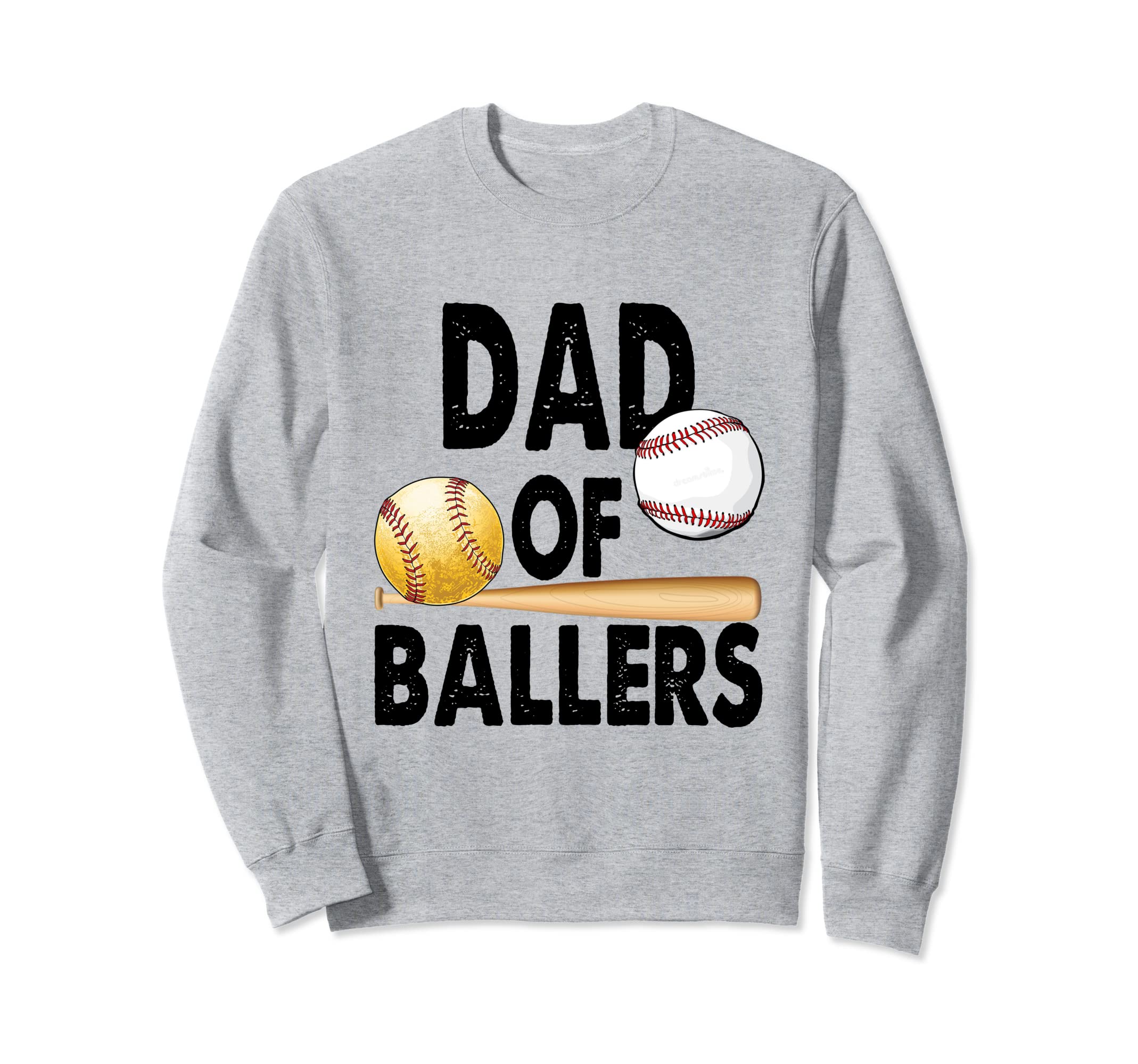 Dad Ballers Dad Baseball And Sweatshirt - Unique Graphic Men Women - T-Shirt, Sweatshirt, Hoodie