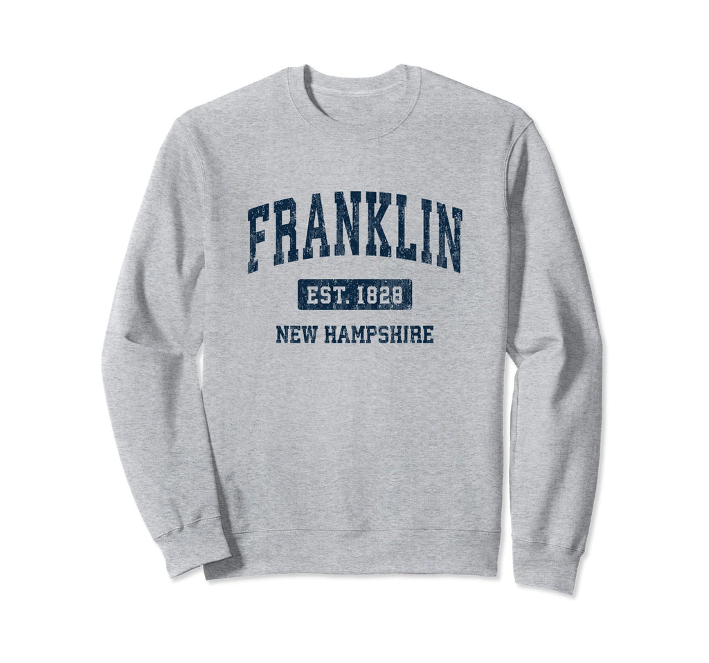 Franklin New Hampshire Nh Athletic Sweatshirt - Novelty Apparel for Adults - T-Shirt, Sweatshirt, Hoodie