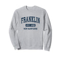 Franklin New Hampshire Nh Athletic Sweatshirt - Novelty Apparel for Adults - T-Shirt, Sweatshirt, Hoodie