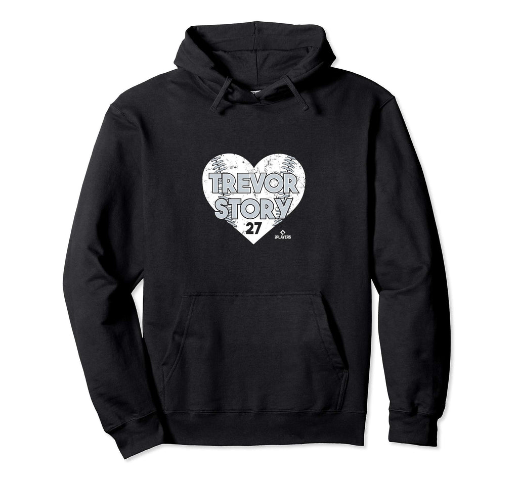 Trevor Story Heart Baseball Hoodie - Streetwear Style Men Women - T-Shirt, Sweatshirt, Hoodie