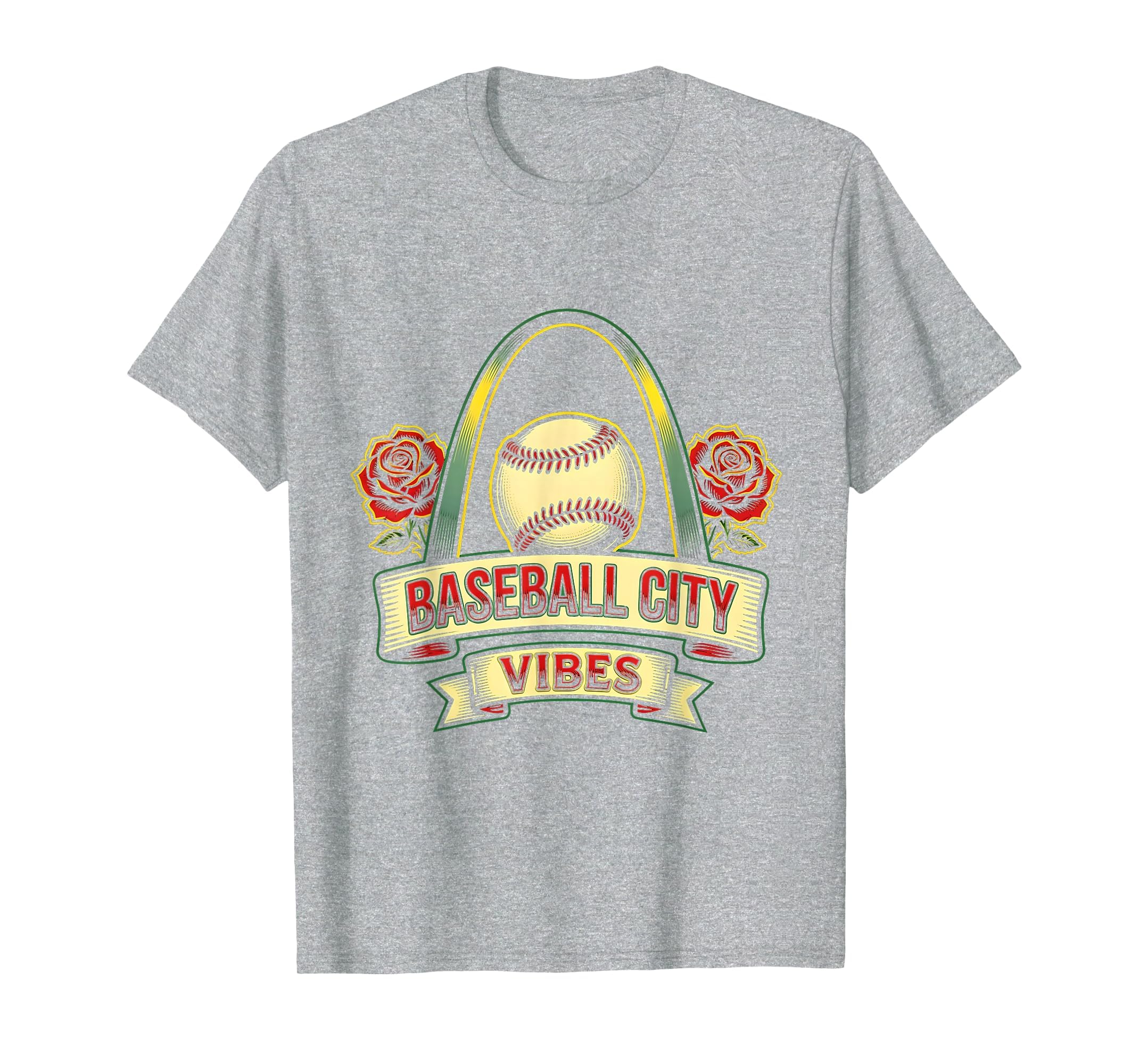 St Louis Baseball City Vibes T-Shirt - Aesthetic Graphic Men Women - T-Shirt, Sweatshirt, Hoodie