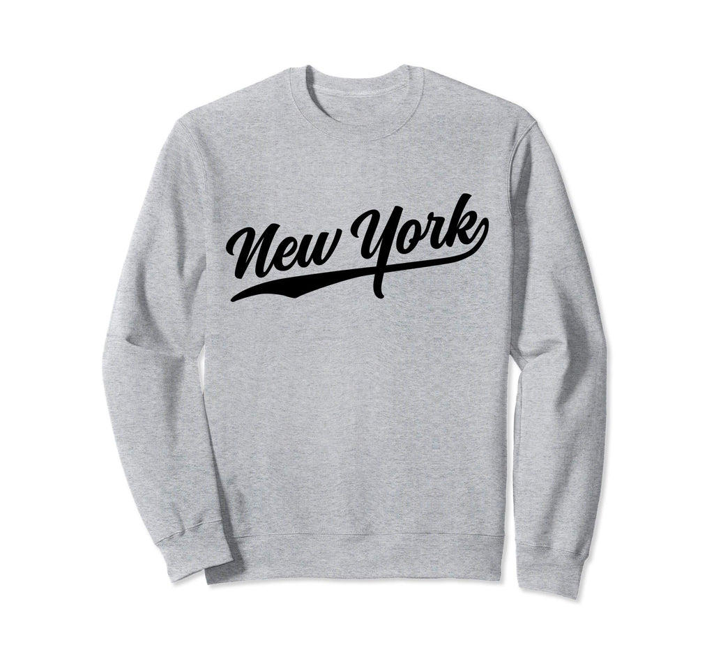 New York Ny 70S Sports Swoosh Black Text Sweatshirt - Unique Graphic Unisex - T-Shirt, Sweatshirt, Hoodie