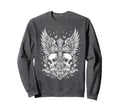 Emo Y2K Grunge Aesthetic Goth Skull Sweatshirt - Trendy Graphic for Adults - T-Shirt, Sweatshirt, Hoodie