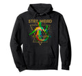 Glitchy Vaporwave Stay Weird Mermaid Hoodie - Aesthetic Graphic Unisex - T-Shirt, Sweatshirt, Hoodie