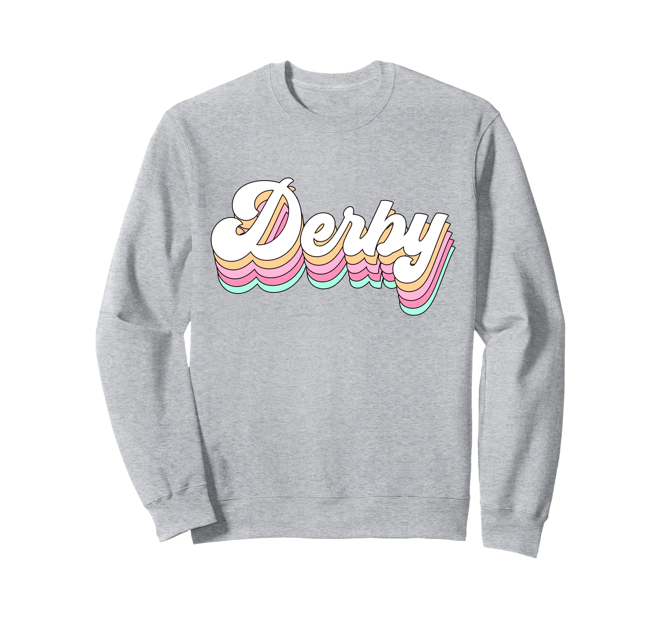 Derby Roller Skate 80S Pastel Sweatshirt - Streetwear Style Men Women - T-Shirt, Sweatshirt, Hoodie