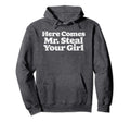 Here Comes Mr Steal Your Funny 80S Hoodie - Aesthetic Graphic Men Women - T-Shirt, Sweatshirt, Hoodie