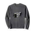Camera Sweatshirt - Unique Graphic for Adults - T-Shirt, Sweatshirt, Hoodie