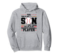 Yes This Is My Son He Is Baseball Hoodie - Casual Everyday Wear Unisex - T-Shirt, Sweatshirt, Hoodie