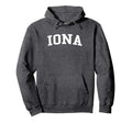 Iona Fl Distressed White Varsity Hoodie - Unique Graphic for Adults - T-Shirt, Sweatshirt, Hoodie