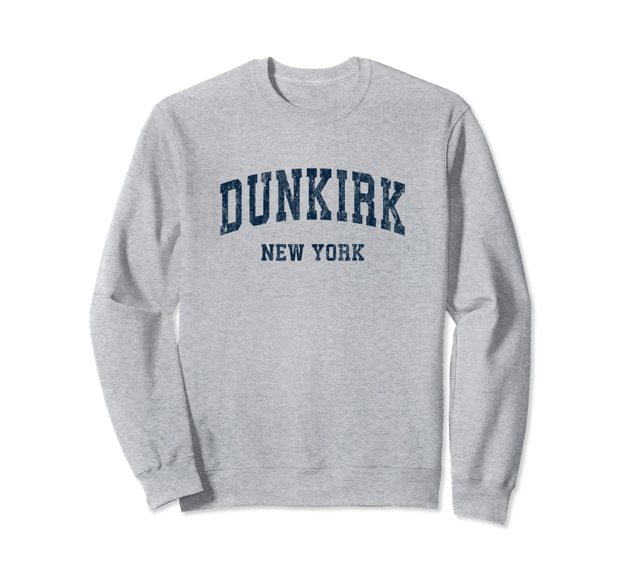 Dunkirk New York Ny Varsity Sports Sweatshirt - Graphic Print for Adults - T-Shirt, Sweatshirt, Hoodie