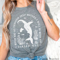When Going Through Deep Waters Graphic Bella Canvss - Adult & Kids T-Shirts, Sweatshirts & Hoodies apparel design preview 1