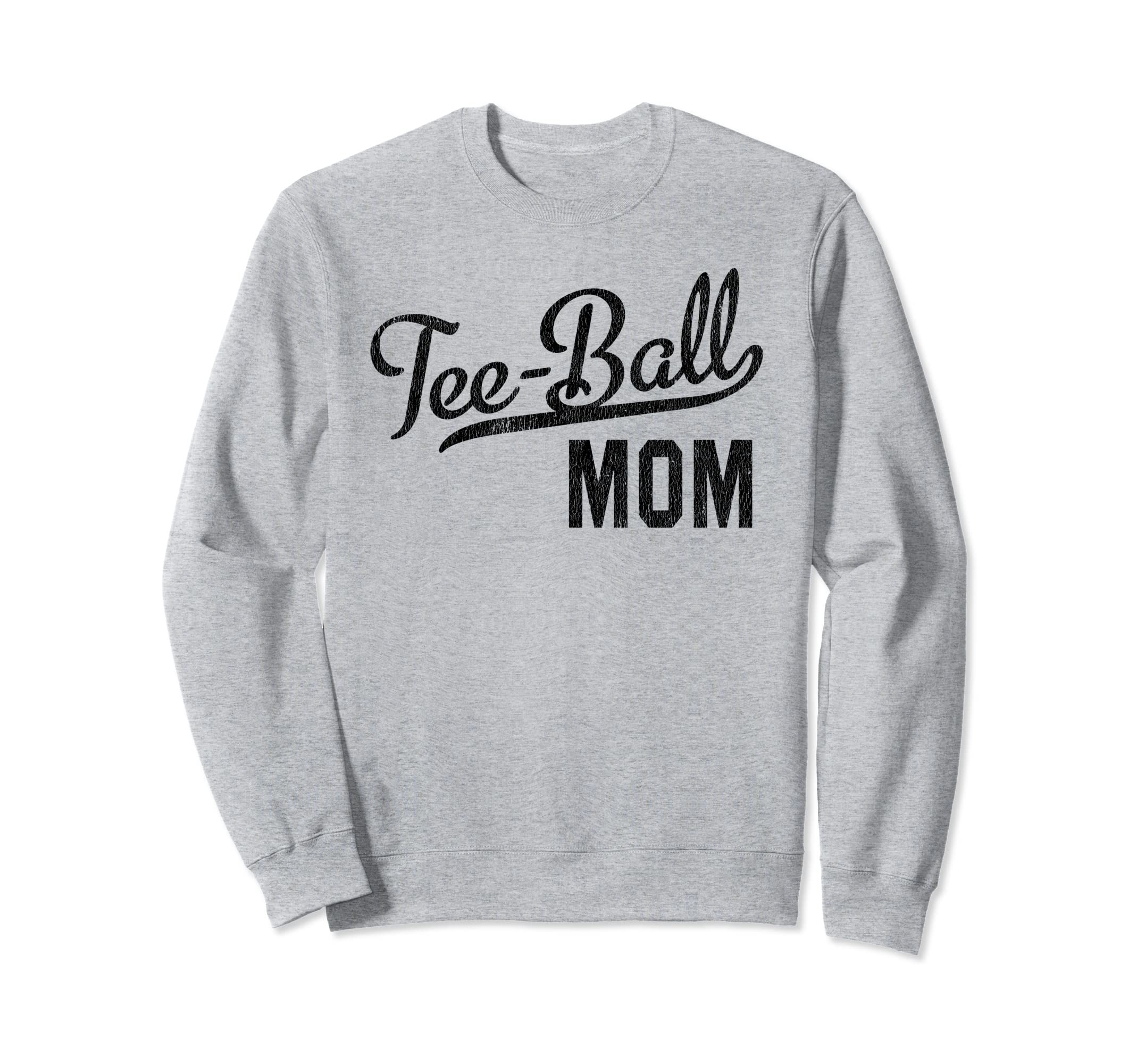 Ball Mom Proud Baseball Mama T Ball Mom Sweatshirt - Unique Graphic Unisex - T-Shirt, Sweatshirt, Hoodie