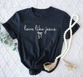 Love Like Jesus Black Trendy Christian Graphic - Adult & Kids T-Shirts, Sweatshirts & Hoodies apparel design preview 1
