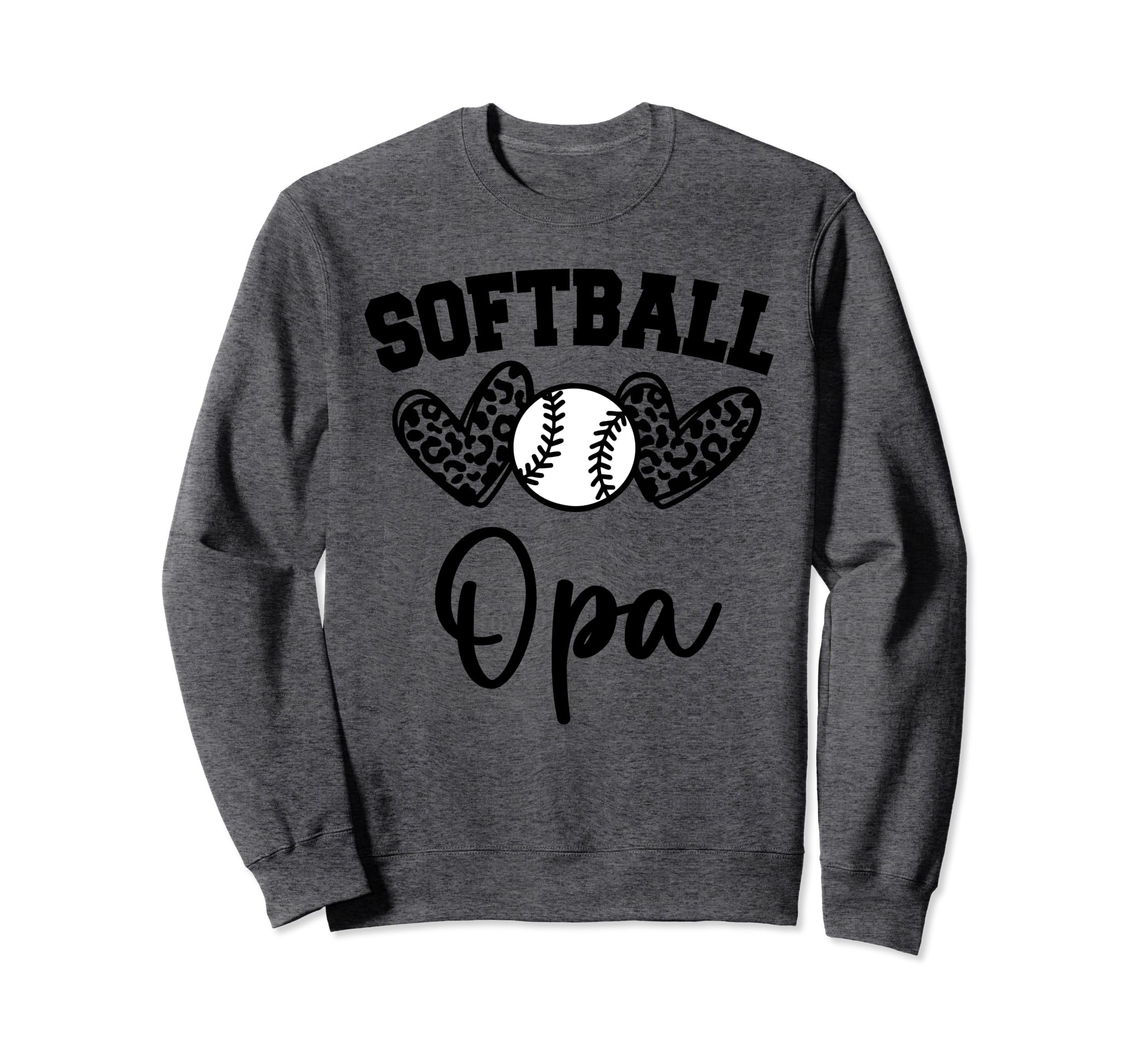 Personalized Baseball Heart Opa Sweatshirt - Streetwear Style Men Women - T-Shirt, Sweatshirt, Hoodie