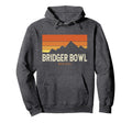 Bridger Bowl Montana Mountains Hoodie - Aesthetic Graphic for Adults - T-Shirt, Sweatshirt, Hoodie