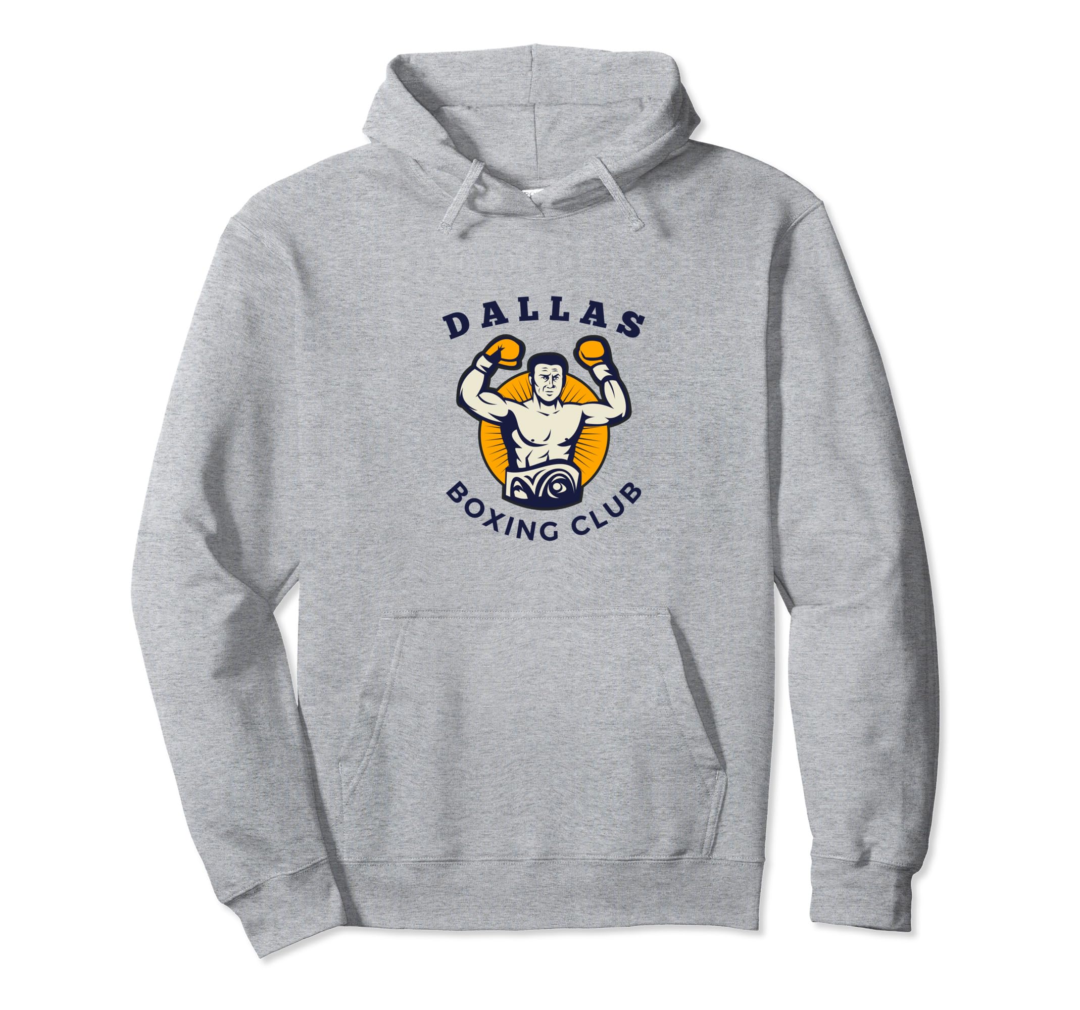 Dallas Boxing Club Distressed Boxer Hoodie - Graphic Print Unisex - T-Shirt, Sweatshirt, Hoodie