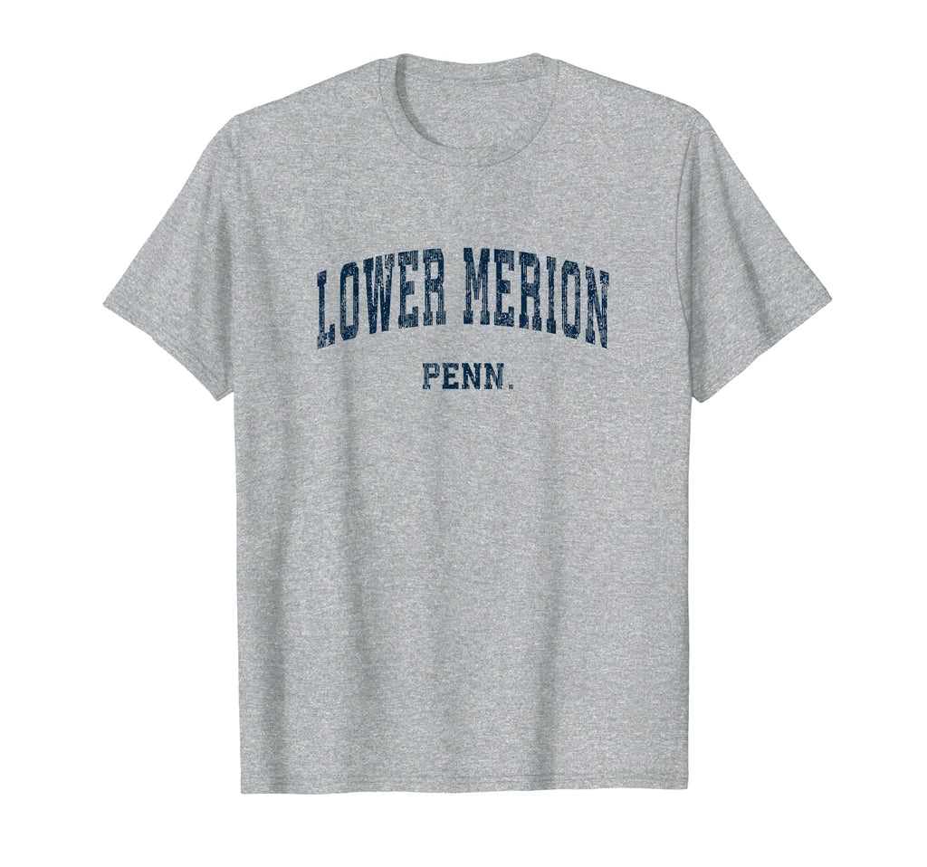 Lower Merion Pennsylvania Pa Varsity T-Shirt - Unique Graphic Men Women - T-Shirt, Sweatshirt, Hoodie