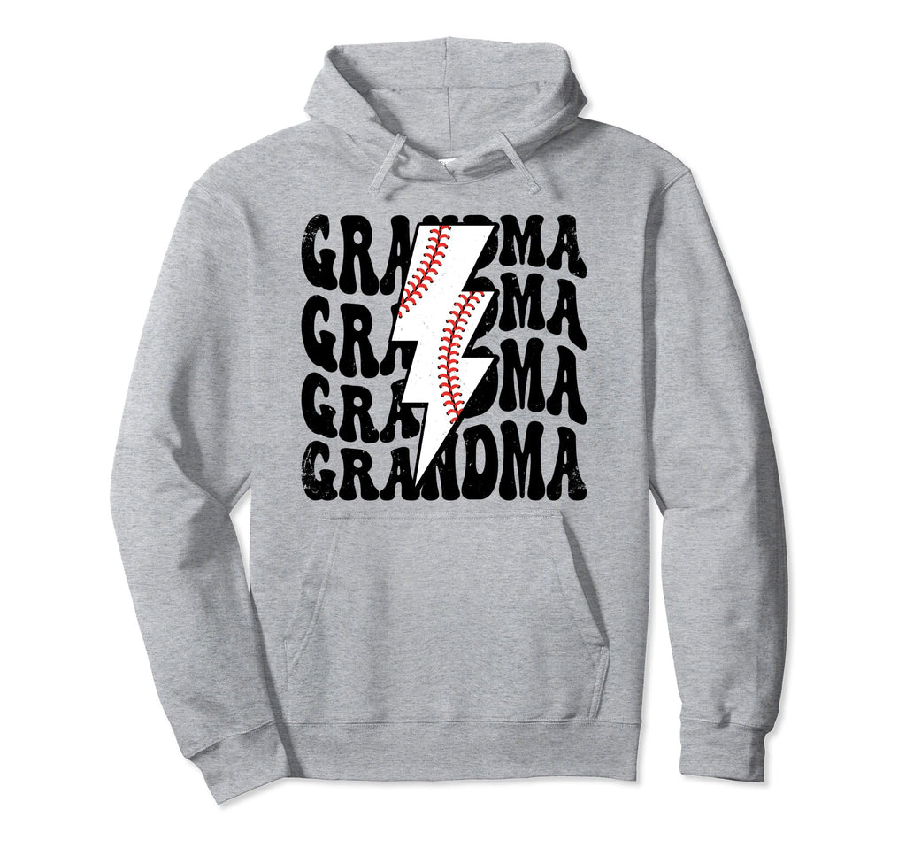 Lightning Groovy Proud Baseball Hoodie - Novelty Apparel for Adults - T-Shirt, Sweatshirt, Hoodie